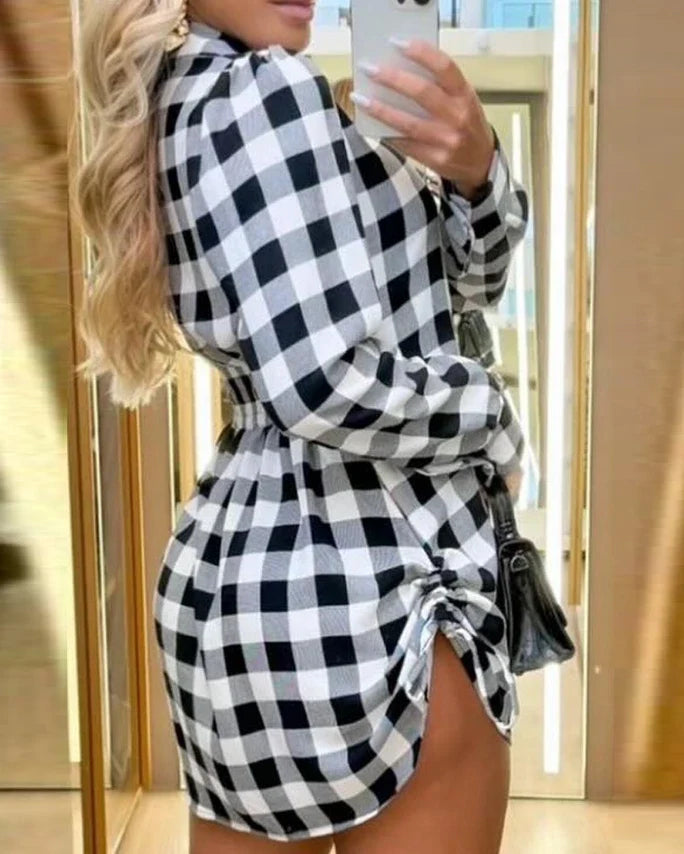 Women's Checkered Dress