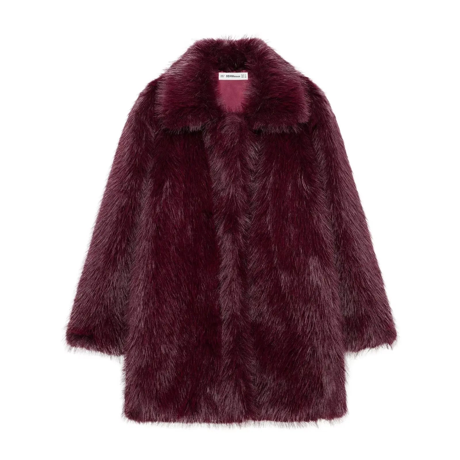 Luxurious Faux Fur Oversized Long Jacket for Women