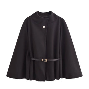 Autumn Women's Belted Long Sleeve Jacket