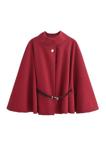 Autumn Women's Belted Long Sleeve Jacket