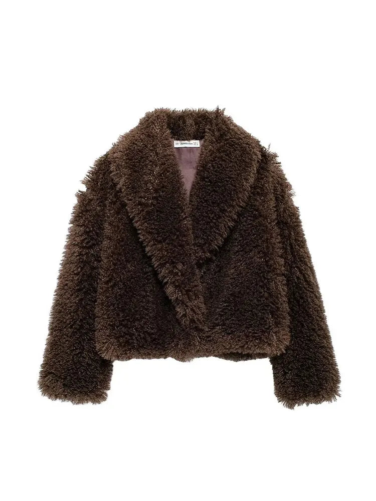 Winter Faux Fur Women's Jackets - Warm & Vintage