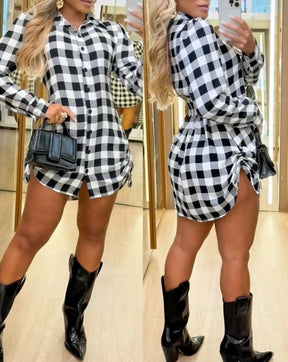 Women's Checkered Dress