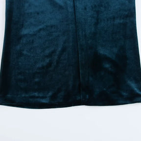 Deep Velvet Long Dress