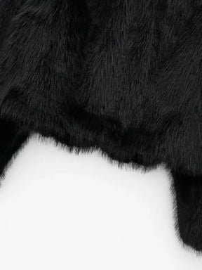 Winter Faux Fur Cropped Jacket for Women