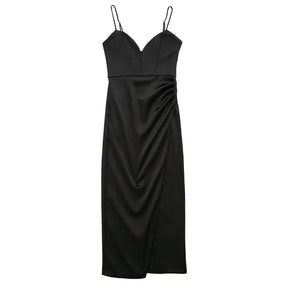 Black Backless Long Dress for Party