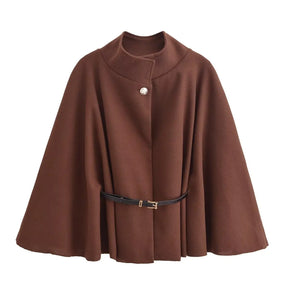 Autumn Women's Belted Long Sleeve Jacket