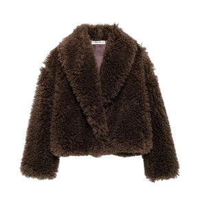 Winter Faux Fur Women's Jackets - Warm & Vintage