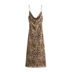 Long Leopard Dress