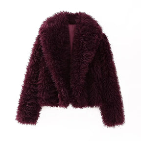 Winter Faux Fur Women's Jackets - Warm & Vintage