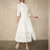 Embroidered Lace Dress for Women