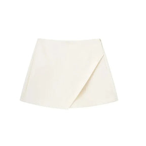 High-Waisted Asymmetrical Women's Skirt