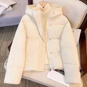 Women's Casual Hooded Cotton-Padded Winter Jacket