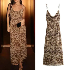 Long Leopard Dress